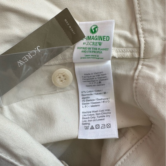 J. Crew Foundry Chino Shorts High Rise Utility Size 14 NEW - Picture 6 of 6